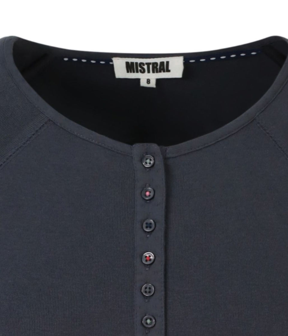 Mistral Grey Henley Top