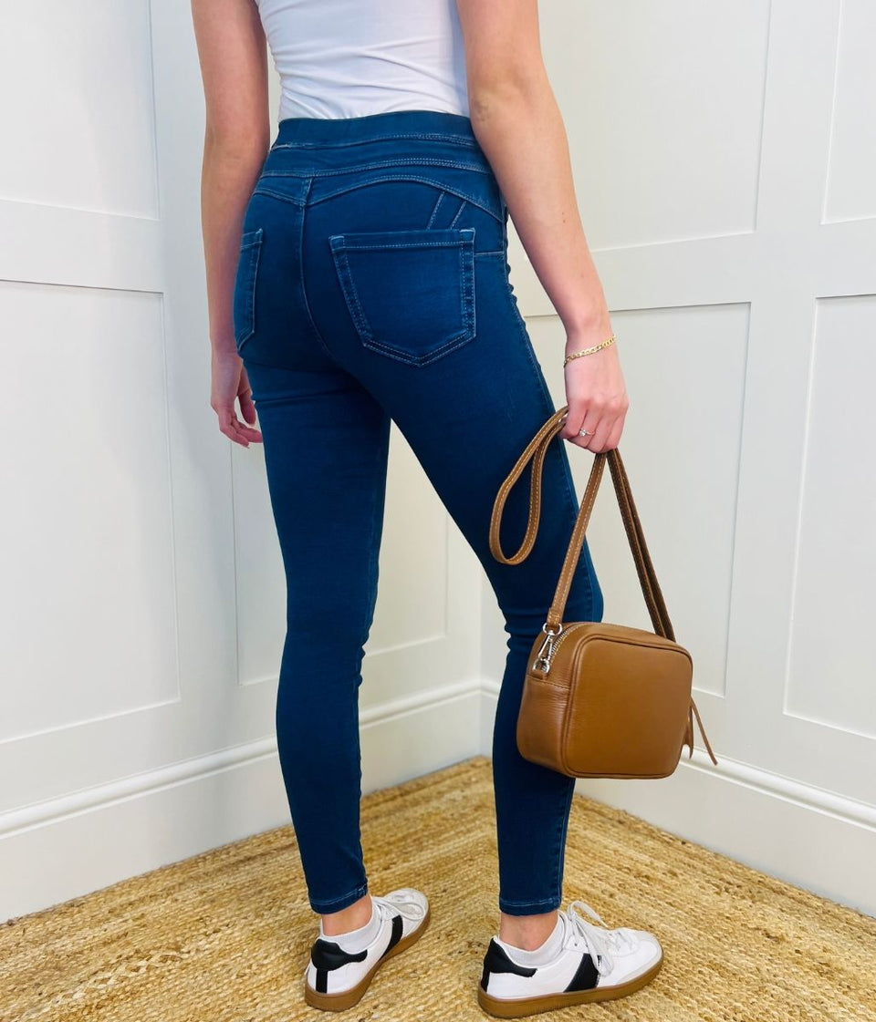 Blue Denim Sculpt Jeggings