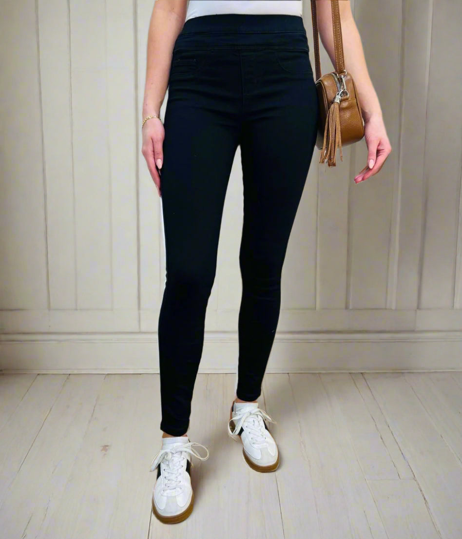 Black Denim Sculpt Jeggings