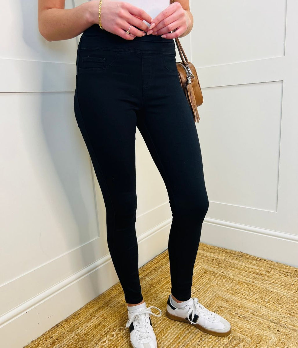 Black Denim Sculpt Jeggings