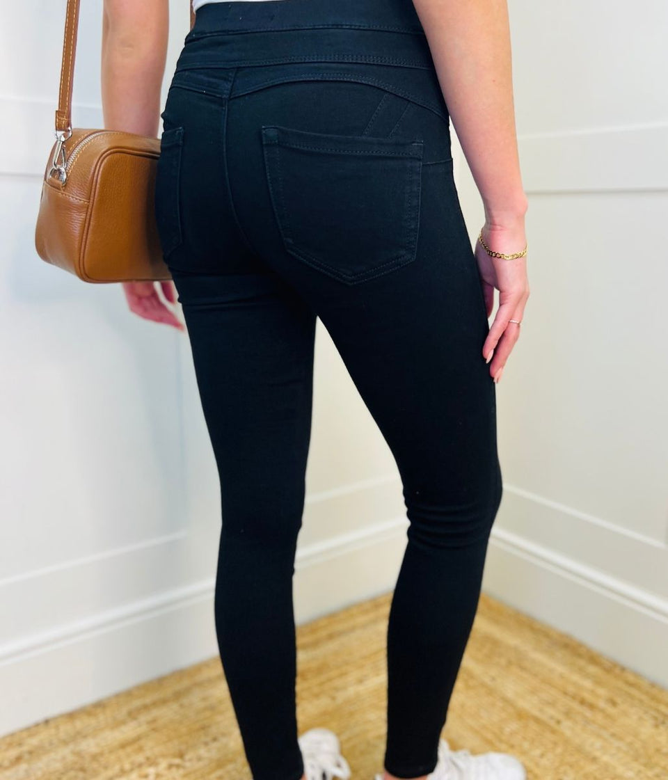 Black Denim Sculpt Jeggings