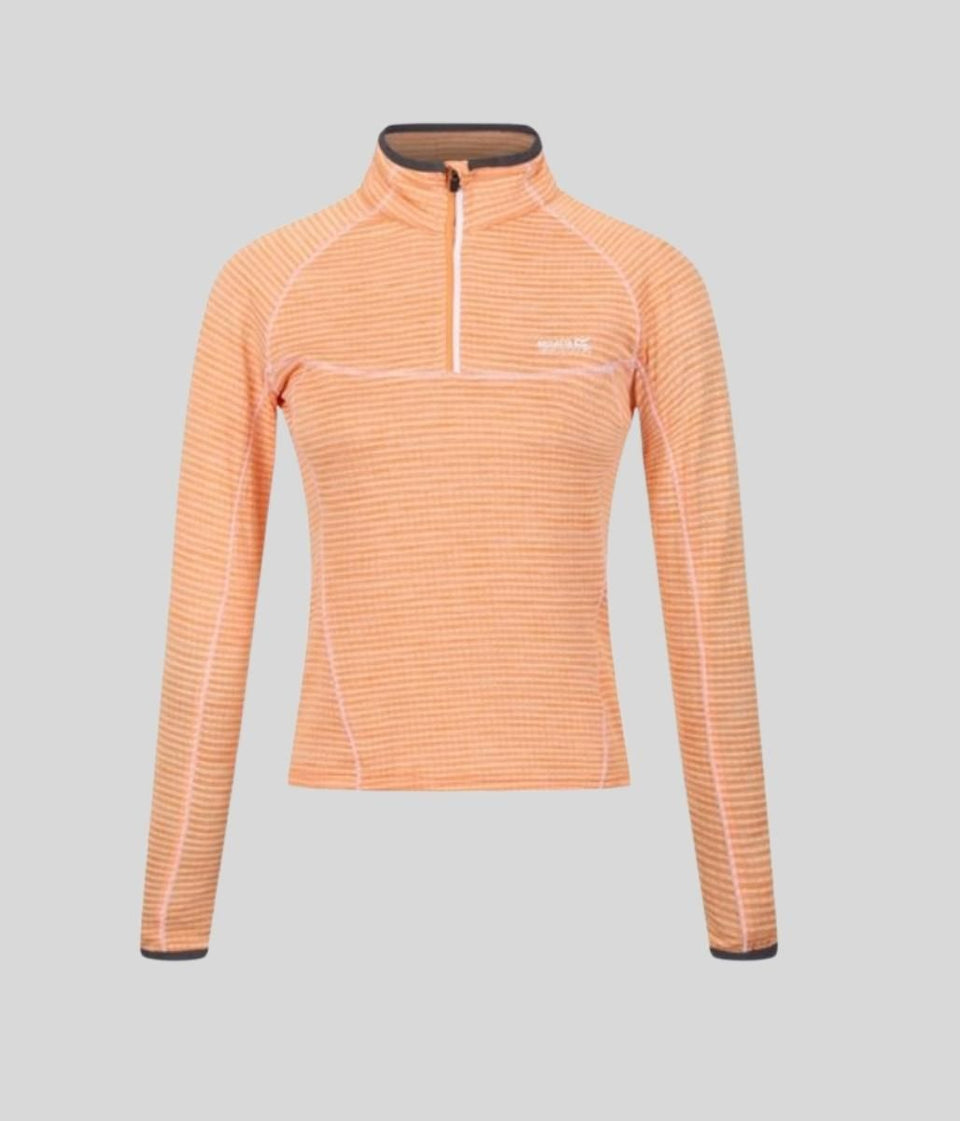 Orange Yonder Half Zip Top