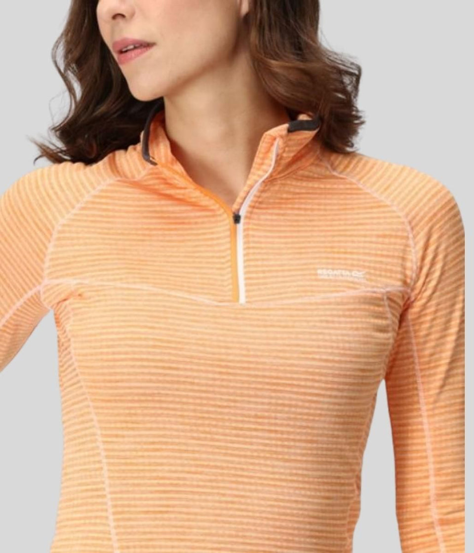 Orange Yonder Half Zip Top