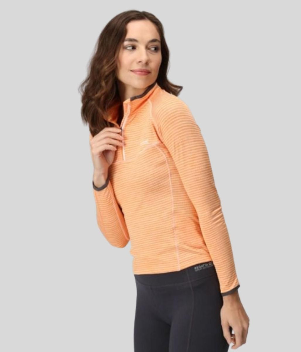 Orange Yonder Half Zip Top