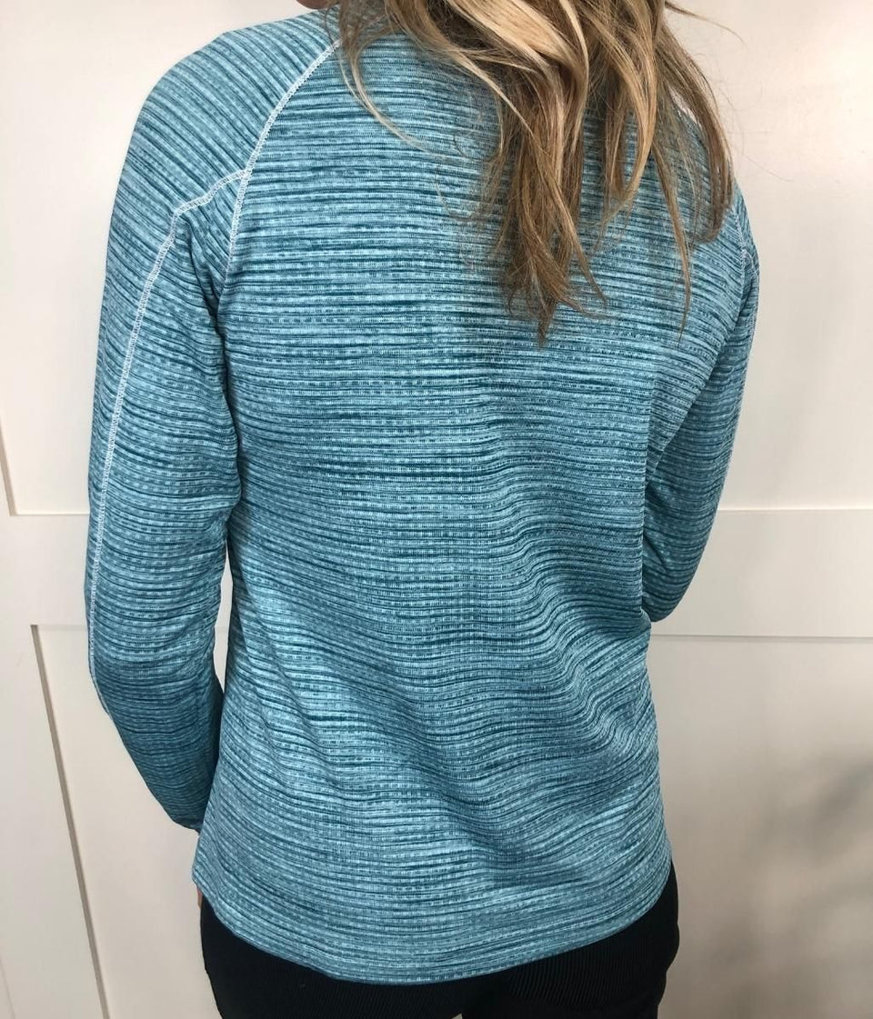 Teal Yonder Half Zip Top