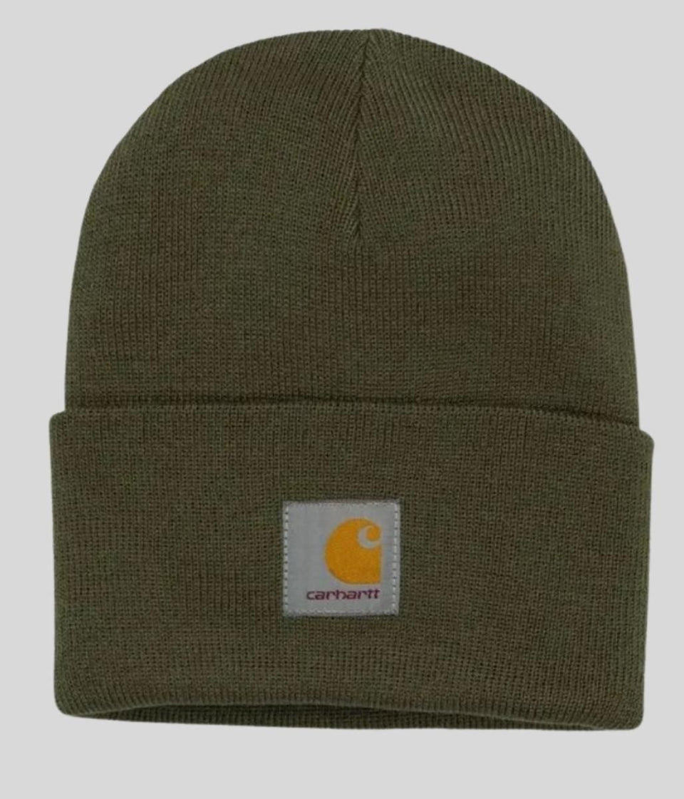 Green Carhartt Rib Knit Beanie