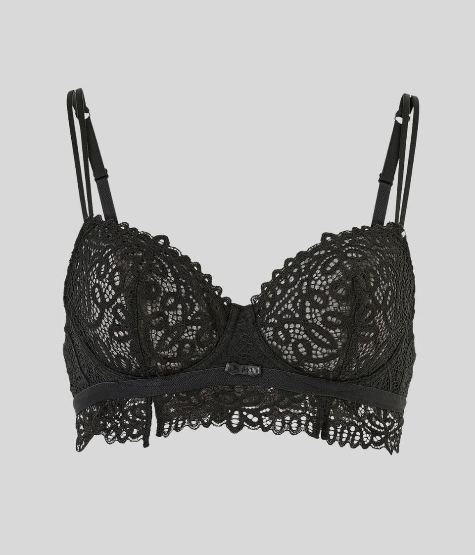 Black Lace Underwired Bra