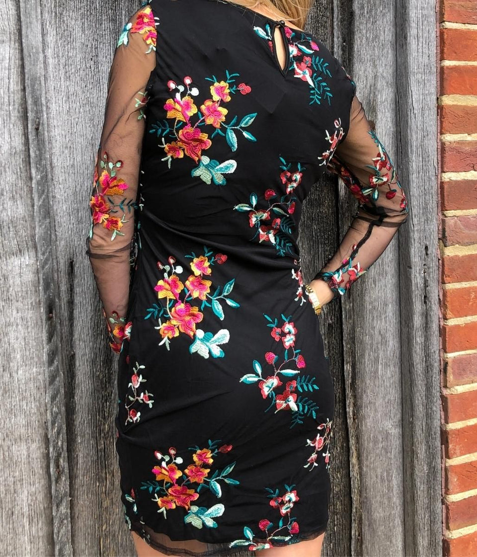 Missy Embroidered Dress