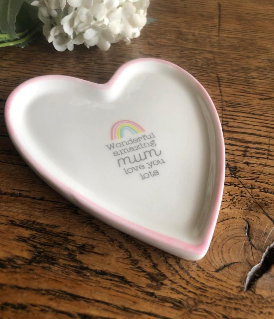 Mum Heart Trinket Dish