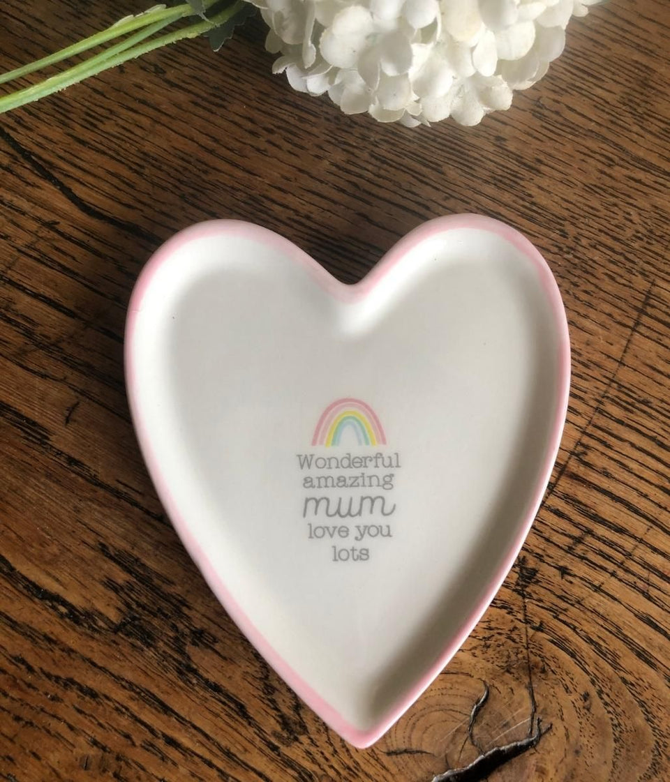 Mum Heart Trinket Dish