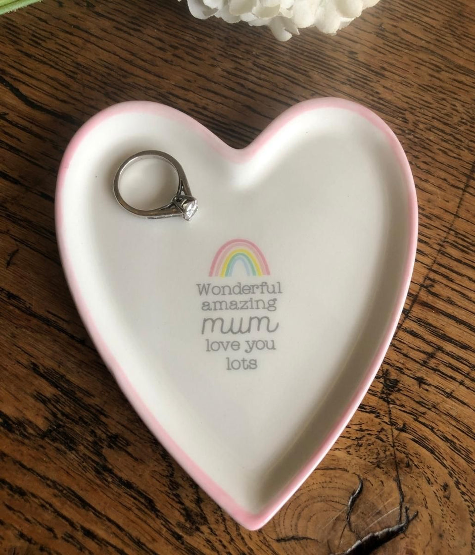 Mum Heart Trinket Dish