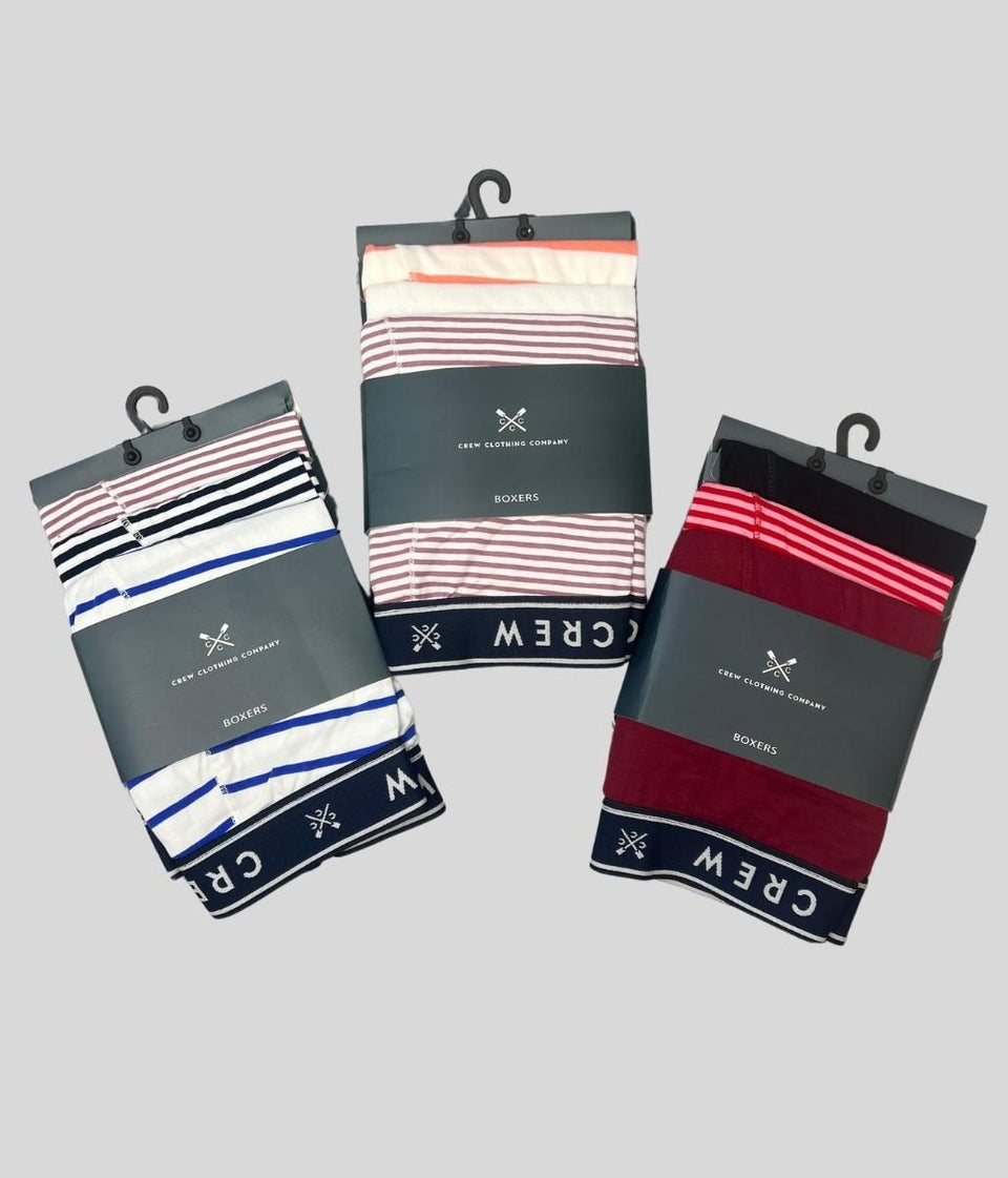 Mens 3 Pack Logo Boxer Shorts