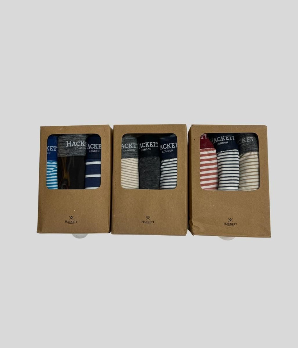 Mens 3 Pack Hackett Boxer Shorts