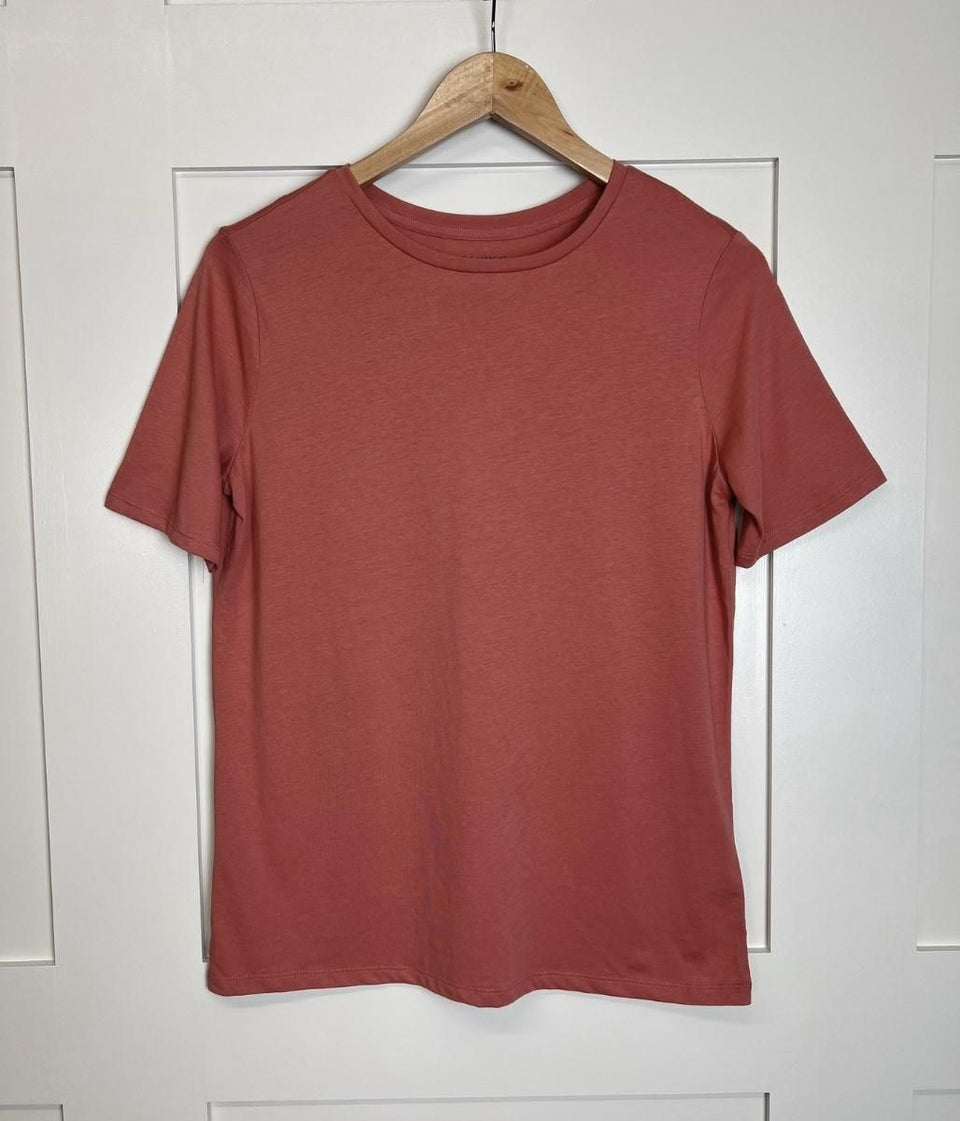 Rose Straight Cotton Tee