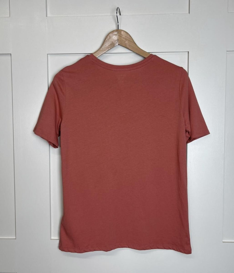 Rose Straight Cotton Tee