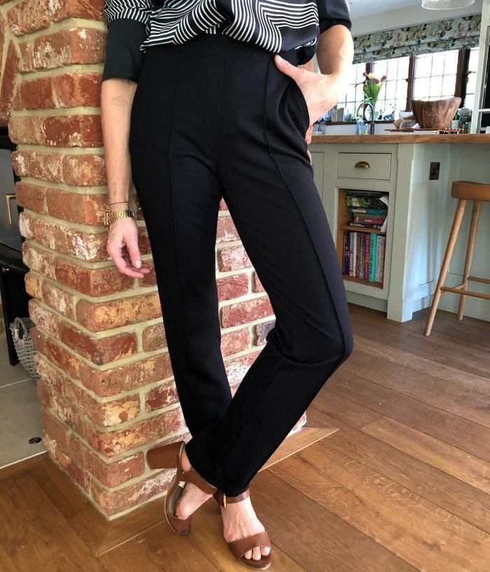 Ann Demeulemeester // Black Wool High Waisted Belted Trouser – VSP  Consignment