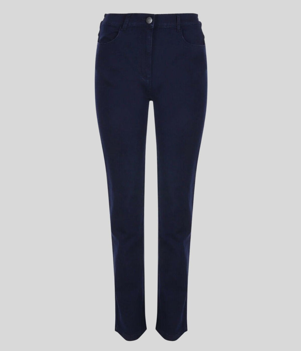 Navy Straight Leg Sara Jeans