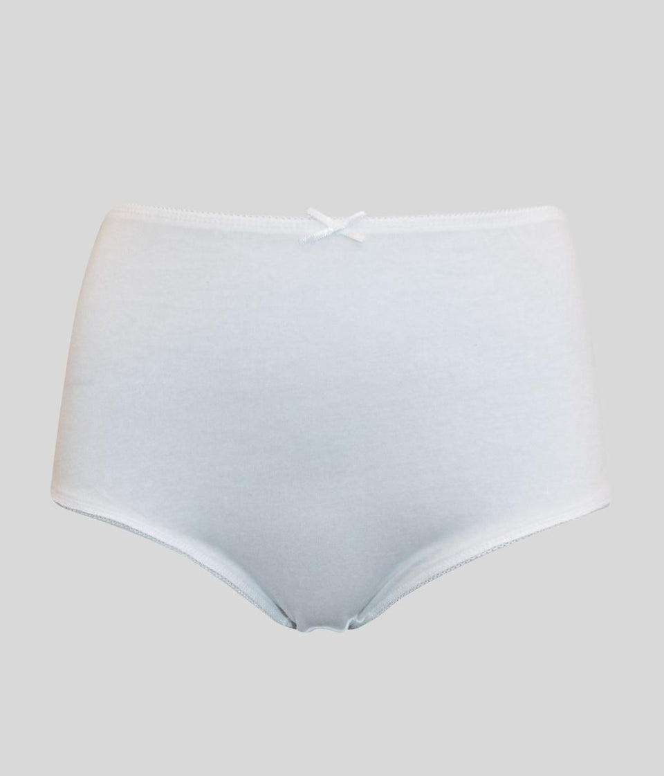 White Cotton Full Briefs