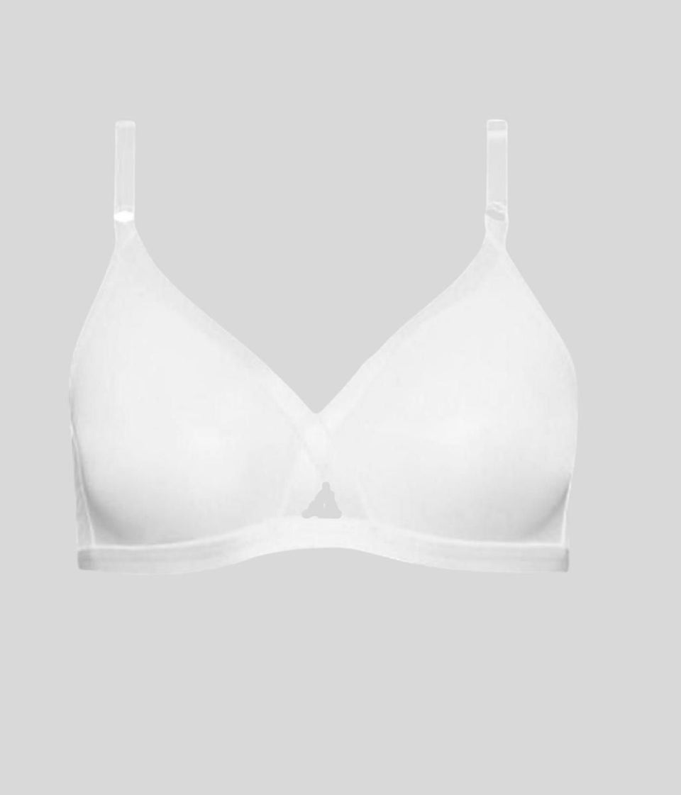 White Crossover Full Cup Bra