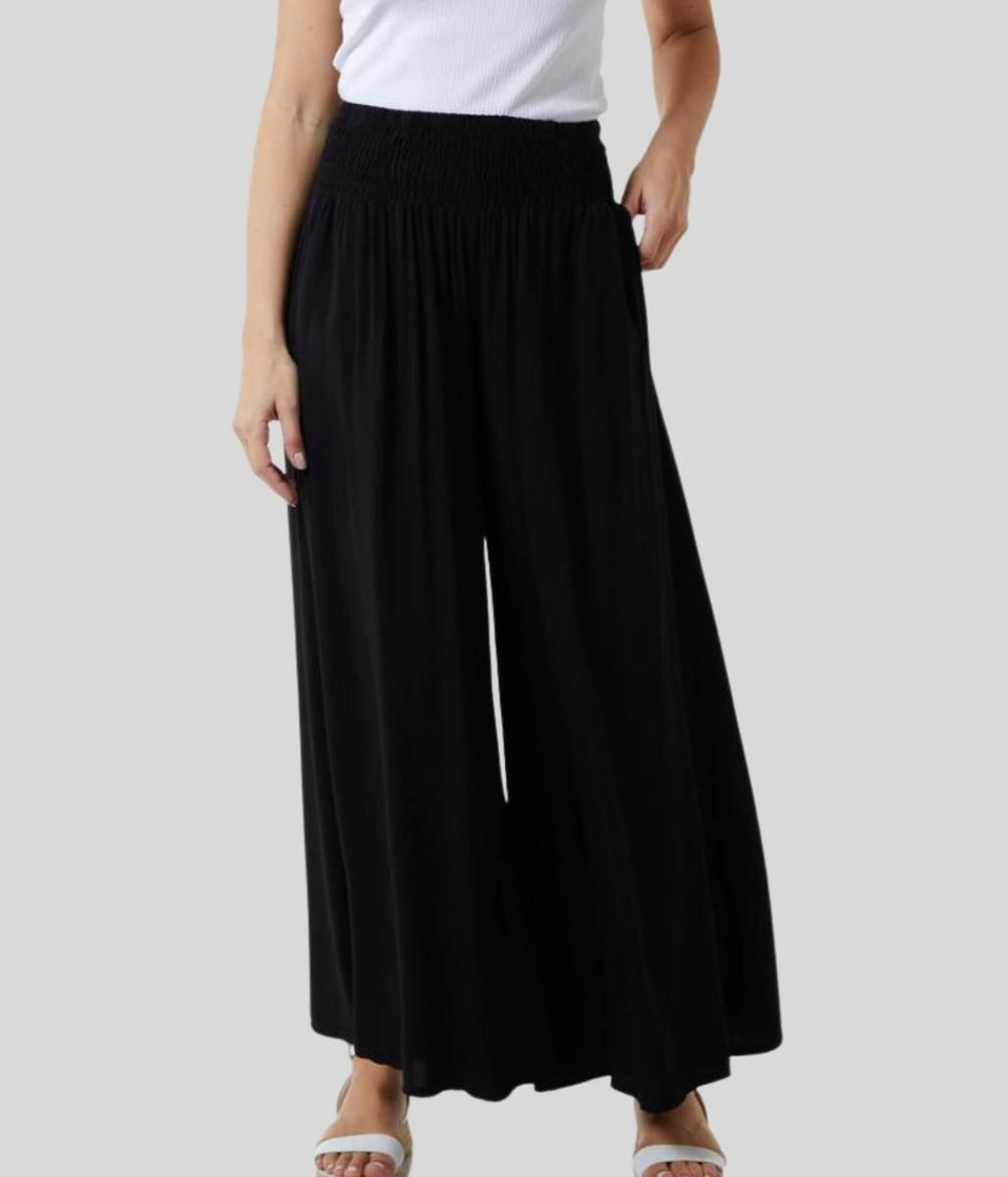 Black Culotte Trousers