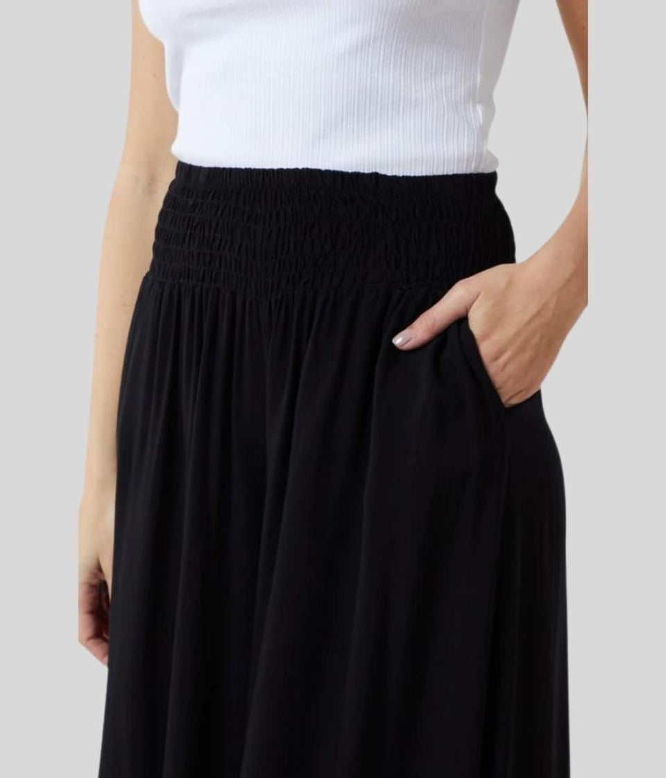 Black Culotte Trousers