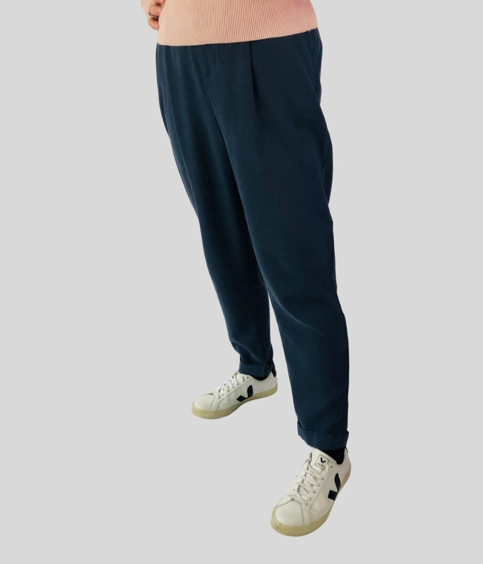 Slate Grey Tapered Trousers