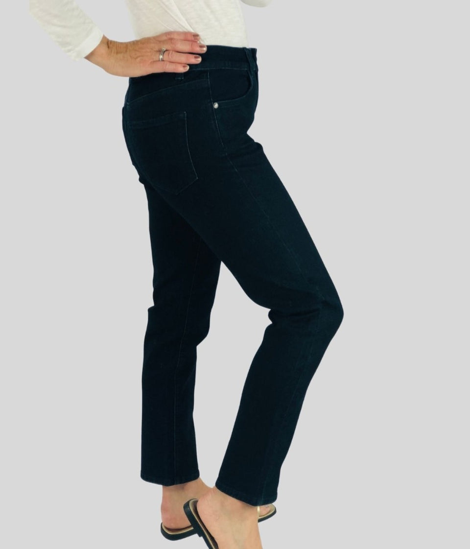 Black Susie Slim Leg Jean