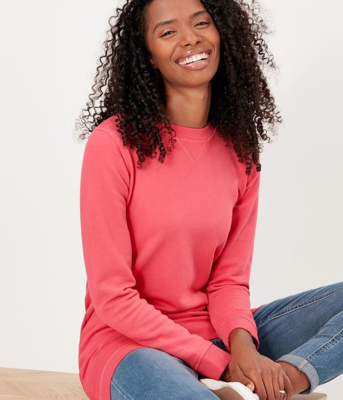 Joules Pink Eva Sweatshirt Tunic Dress – Highstreet Outlet UK