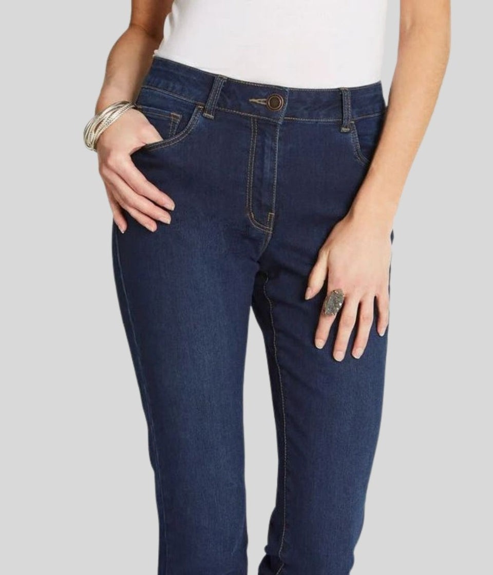 Navy Susie Slim Leg Jeans