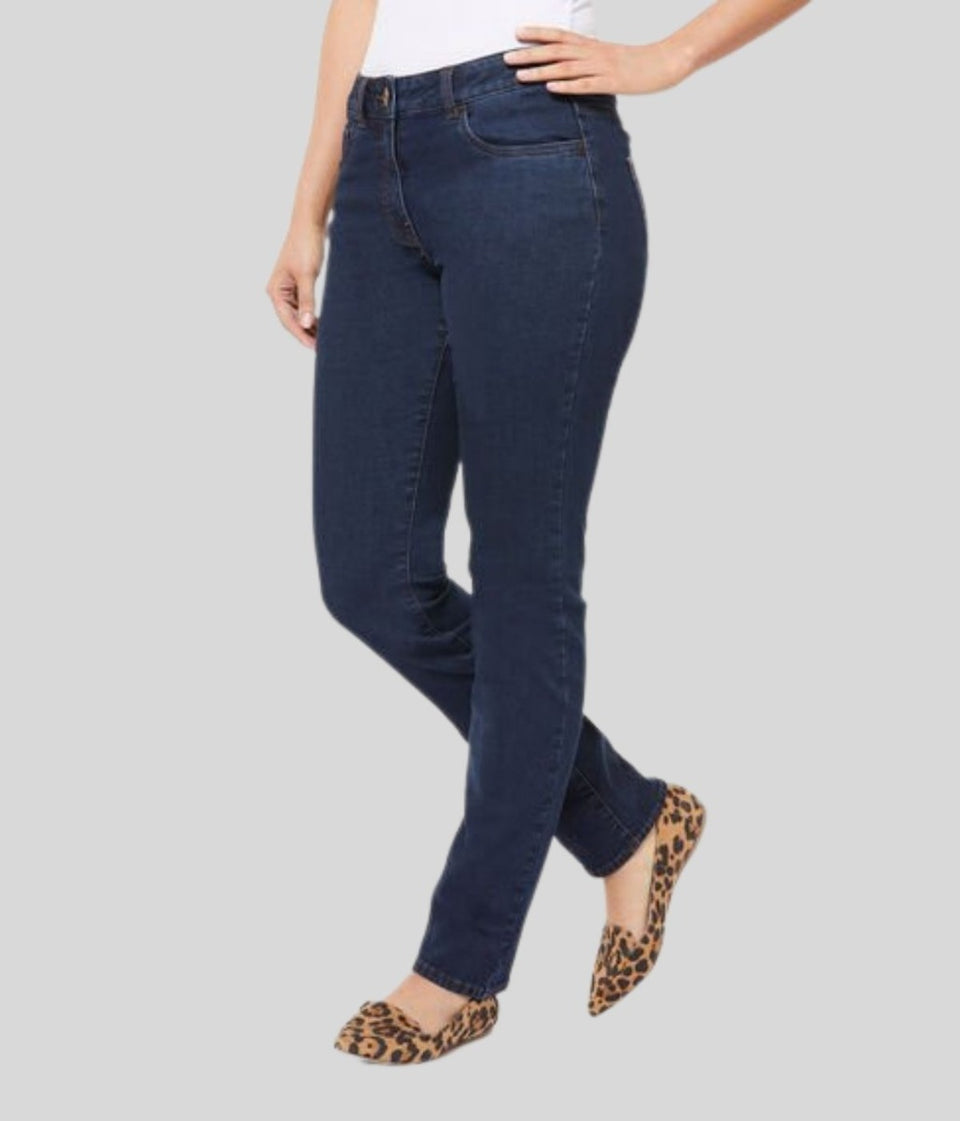 Navy Susie Slim Leg Jeans