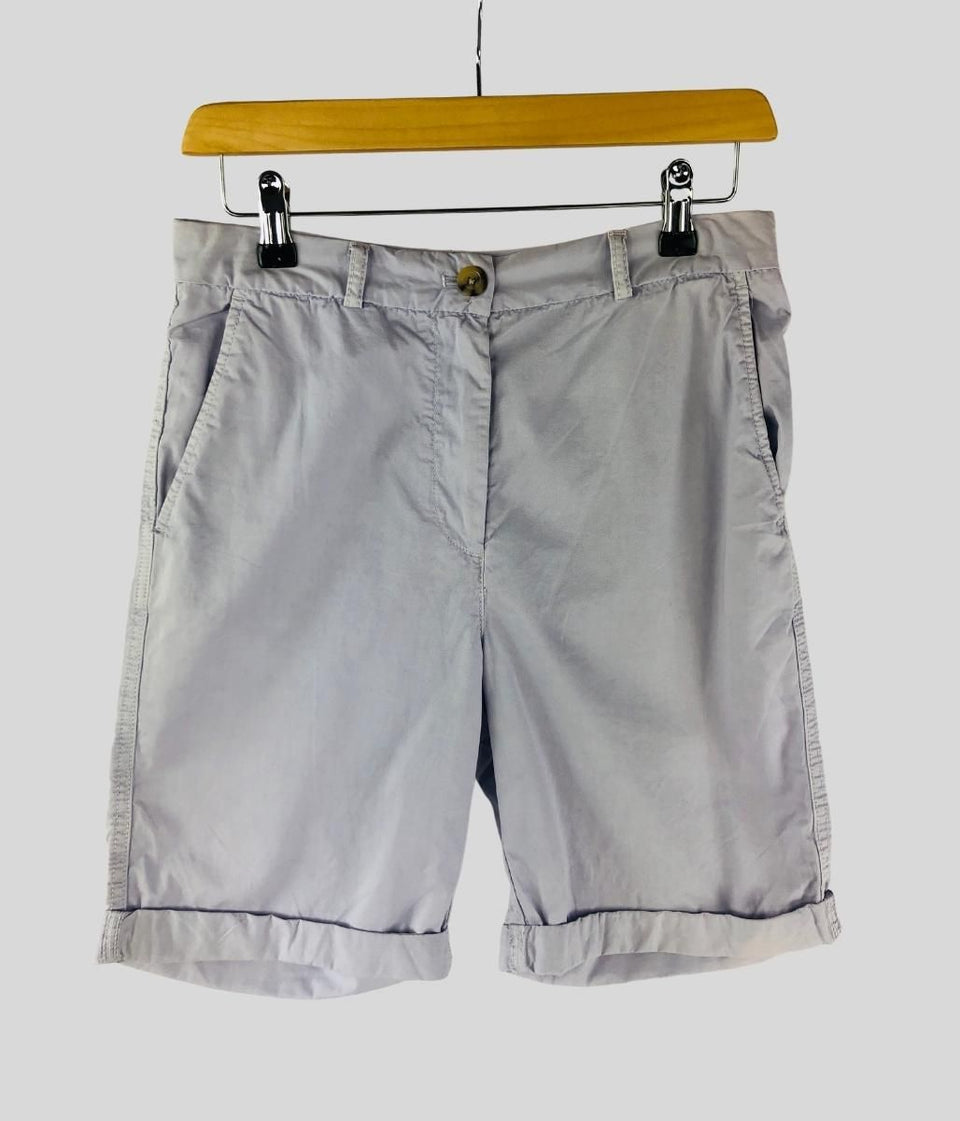 Lilac Pure Cotton Chino Shorts