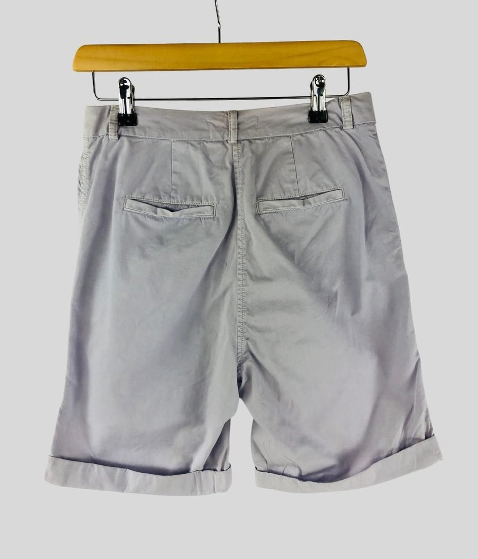 Lilac Pure Cotton Chino Shorts